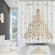 thumbnail image 4 of Accesorios de baño Cortina de ducha navideña Cortina de Papá Noel Fondo Tela colgante Juego de baño Juego de baño de poliéster, 4 of 6
