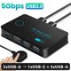 thumbnail image 5 of New USB3.0 KVM Switch Hotkey Switcher for PC Keyboard Mouse Printer 2 PCs Sharing 4 Devices Shared Controller 5Gbps, 5 of 5