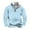 Light Blue, variant on Men Clothing, Men's Quarter Zip Up Sweaters Slim Fit Lightweight Mock Neck Pullover Casual Polo Sweaters