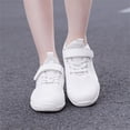 thumbnail image 2 of YOURDIARY YOURDIARY Girls Cheerleading Shoes, Breathable Mesh White Youth Cheer Sneakers with Hook and Loop Strap for Competition, Training, Dance & Walking, 2 of 9