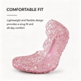 thumbnail image 5 of CHICVOMEY Comfortable Womens Flats Lightweight Slip-on Jelly Shoes Casual Non-slip Flat Shoes Suitable for Holiday and Beach, 5 of 8