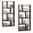 Gray, variant on Gymax 4-Tier Geometric Bookshelf 48'' High Bookcase Modern 8-Cube Storage Organizer Gray