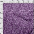 thumbnail image 3 of oneOone Georgette Viscose Plum Fabric Block Craft Projects Decor Fabric Printed By The Yard 42 Inch Wide, 3 of 5
