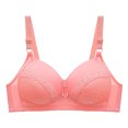 thumbnail image 3 of Double Support Wireless Bra Lace Bra With Straps Full Coverage Wirefree Bra Tagless For Everyday Wear Comfort Bras for Women Extra Large Bras Sports Bra Padding Wire Bras for Women 36ddd Sports Bras, 3 of 3