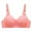 Hot Pink, variant on Double Support Wireless Lace Bra Full Coverage Comfortable Wirefree Tagless Seamless Everyday Wear Soft Breathable Underwear