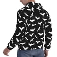 thumbnail image 3 of Hoodies for Men - Bat halloween doodle black cool Long Sleeve Comfrt Men'S Fashion Hoodies & Sweatshirts, Sweatshirts for Men Hoodies Pullover Clothing Clothes with Pouch, 3 of 7