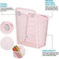 thumbnail image 4 of Magnetic Pen Holder - Single Magnetic Pencil Locker Holder Organizer, Pink Mesh Marker Holder Pen Basket for Whiteboard, Refrigerator and Locker, 4 of 11