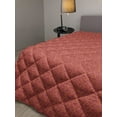 thumbnail image 2 of Ethnic Down Alternative Comforter, Image with Abstract Detailed Sun Inspired Pattern Art Print, Microfiber Quilt for All Season, 5 Sizes, Scarlet and Maroon, by Ambesonne, 2 of 3