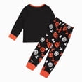 thumbnail image 4 of TOWED22 Kids Pajamas for Boys Girl Pumpkin Print Cotton Sleepwear Toddler Clothes Pumpkin Outfit Halloween Pajamas Pjs Sleepwear(Black,6 Y), 4 of 9