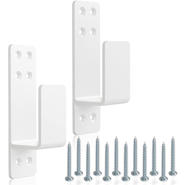 2x 4 Door Barricade Brackets. Upgrade Door Barricade Security Bar Provide Home