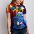 thumbnail image 4 of Kids Blox Fruit T-Shirts, Youth SpinFruit T-Shirts, Casual Crew Neck Shirts for Boys Girls, Fashion 3D Print Short Sleeve Tee, 4 of 9