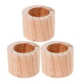 thumbnail image 1 of 3Pcs Bark Planter Wood Flower Container Wooden Barrel Bucket Flower Pot Rustic Plant Pot Succulent Cactus Vase For Party Decor Khaki, 1 of 8