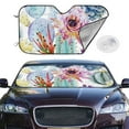thumbnail image 2 of Balery Cactus Print Car Windshield Sun Shade,Windshield Sunshade for Car Pickup Truck SUV Accessories-Medium, 2 of 7