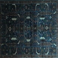 thumbnail image 1 of Ahgly Company Indoor Square Persian Light Blue Traditional Area Rugs, 5' Square, 1 of 4