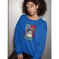 thumbnail image 2 of Grumpy Cat Nope Sweatshirt Women -T-Line Designs, Female Large, 2 of 4