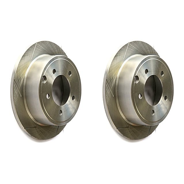 Set 2 Discos Ranurados DYNAMIK 2007 A 2011 Dodge L4 2.4L Eje Trasero