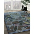 thumbnail image 3 of Ahgly Company Machine Washable Indoor Rectangle Transitional Gunmetal Green Area Rugs, 2' x 3', 3 of 7