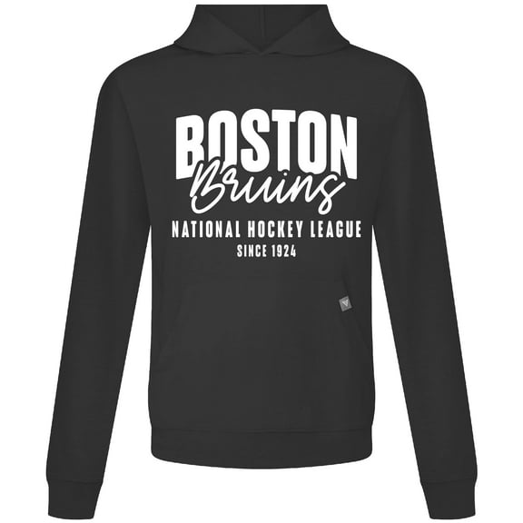 Men's Levelwear  Black Boston Bruins Relay Response Pullover Hoodie