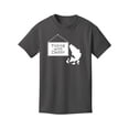 thumbnail image 1 of Gravity Trading Fishing with Daddy Youth Cotton Tee - Charcoal - Small, 1 of 1
