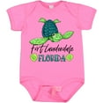 thumbnail image 3 of Inktastic Fort Lauderdale, Florida Happy Sea Turtle Boys or Girls Baby Bodysuit, 3 of 5