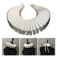 thumbnail image 2 of Elegant Victorian Styles Ruffled False Collar Neck Ruff with Back Edging Renaissances Costume Accessory for Men Women, 2 of 9