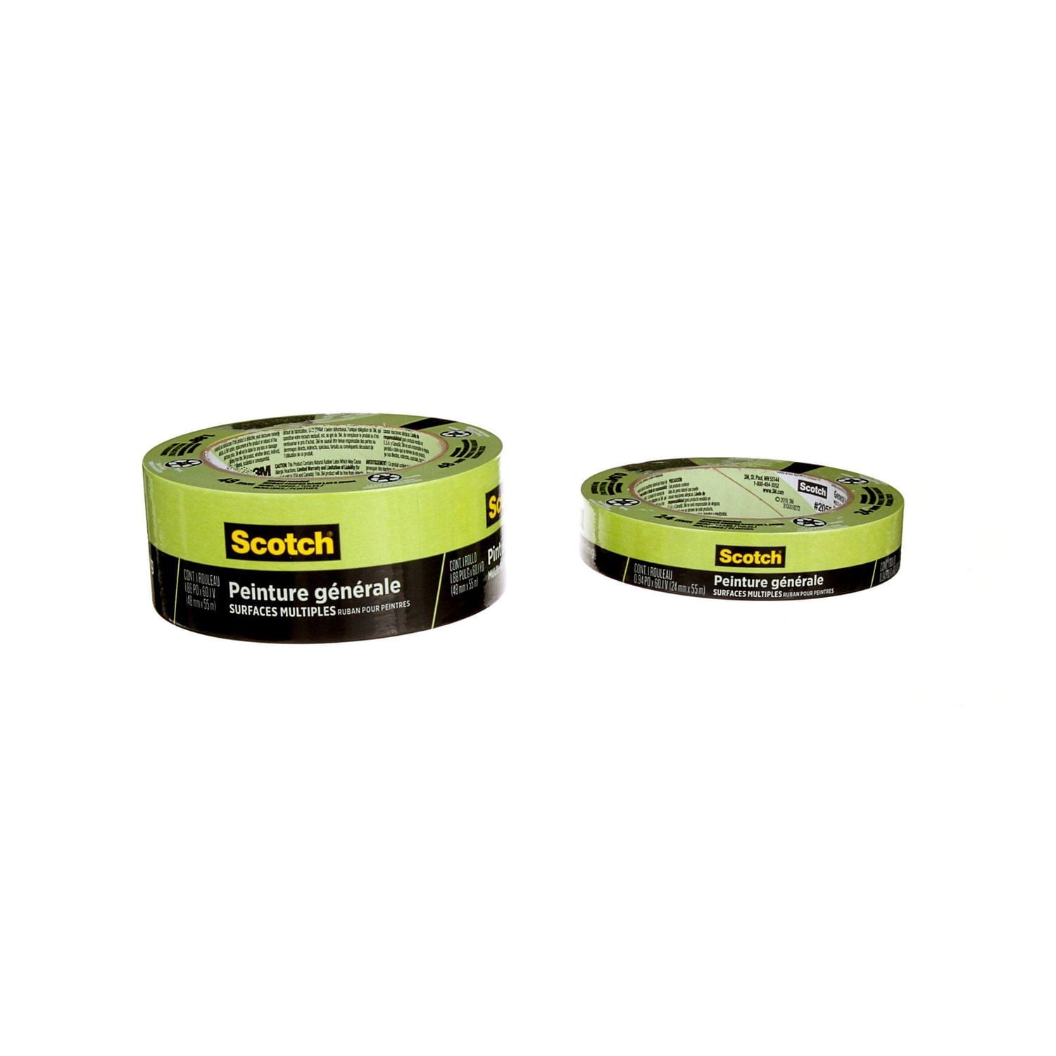 Scotch® General Painting Multi-Surface Painter's Tape 2055, 2 Pack