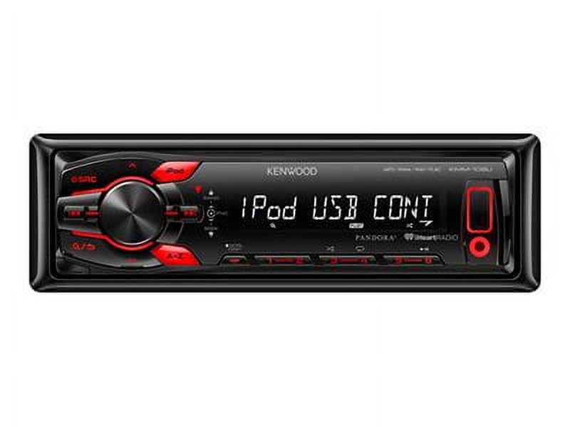 Kenwood KMM-108U - Digital Multimedia Receiver with USB Inputs and AUX, For Car Black - image 5 of 5