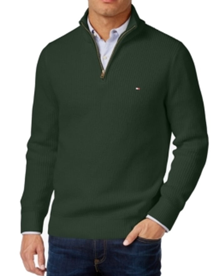 Tommy Hilfiger Tommy Hilfiger NEW Green Mens Size XS Quarter Zip