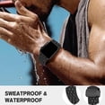 thumbnail image 2 of AIR-Compatible with Ticwatch Pro 5 Smartwatch Bands, 24mm Breathable Soft Silicone Magnetic Butterfly Clousure Sport Replacemet Band Straps Compatible with Ticwatch Pro 5 Android Smartwatch, 2 of 4