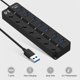 thumbnail image 4 of USB 3.0 HUB Splitter 7 puertos con interruptores de encendido / apagado Micro de alta velocidad Irfora  Convertidor, 4 of 6