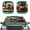 Automobile Persian Cat, variant on Kuiaobaty Auto Windshield Sun Shade Marble Texture Blue Pattern Easy to Install UV Rays Sun Visor Protector Covers Car Decoration 2 Pack Fit Most Sedans SUVs Trucks