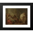 thumbnail image 2 of François Boucher 24x19 Black Modern Framed Museum Art Print Titled - Death of Meleager (circa 1727), 2 of 5