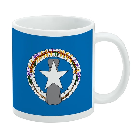 Northern Mariana Islands US Territory Flag White Mug
