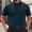 Navy, variant on Mens Polo Shirts Short Sleeve Textured Knit Polo Shirt Ribbed Stretchy Quick Dry Casual Golf Shirts(Navy,M)