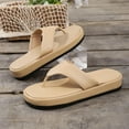thumbnail image 6 of Taylonsss Women's Comfortable Thick-Soled Slide Sandals Fashionable Casual Summer Round Toe Flip-Flops for Beach Outdoor and Indoor Daily Wear, 6 of 9