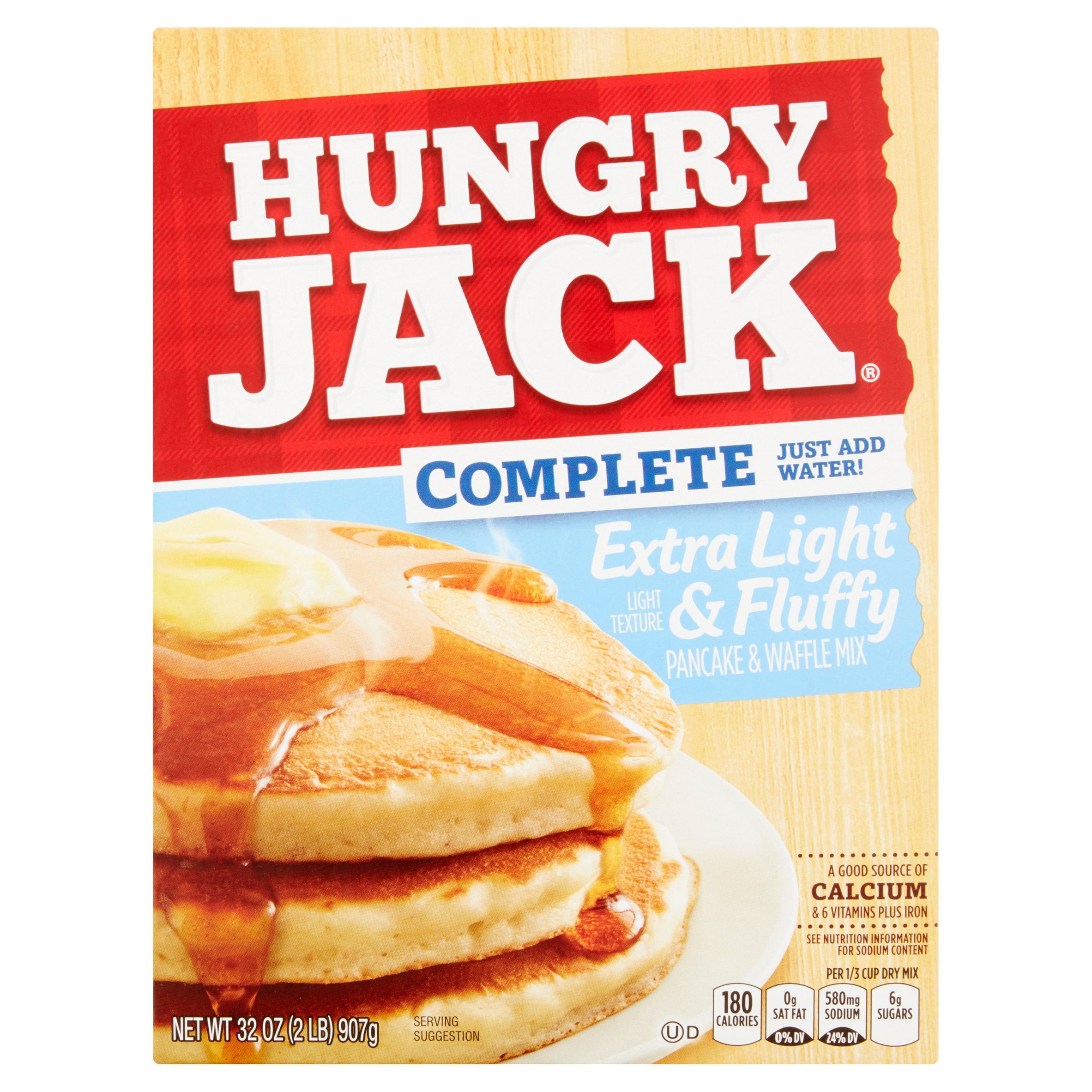 Hungry Jack Extra Light & Fluffy Pancake & Waffle Mix, 32 oz by The J.M. Smucker Company