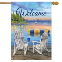 Briarwood Lane Waterfront Retreat Nautical House Flag