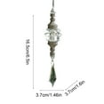 thumbnail image 3 of PuSpu Metal Transparent Acrylic Pendant Hanging Necklace Christmas Tree Decorations Hanging Ornaments Christmas Indoor Decoration, 3 of 6
