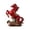 A, variant on 2026 Chinese Red Fire Horse Ceramic Statue With Wooden Base And Box For Home Tabletop Decor Good Luck Figurine For Collectors And Housewarming Gift (C)