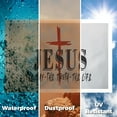 thumbnail image 6 of Jesus the Way the Truth the Life Yard Sign 2 Pack of 12 Inch x 16 Inch Double Sided Weatherproof Heavy-Duty Plastic with Stake | Christian Faith, Biblical Message, Durable Material |, 6 of 7