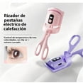 thumbnail image 3 of Rizador de pestañas térmico, rizador de pestañas eléctrico recargable, calentamiento rápido, rizos duraderos, con almohadilla de silicona con sensor térmico (rosa), 3 of 9