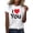 White, variant on KHONTS Valentine's Day Heart Printed Couple Humor Tees Short Sleeve Crew Neck Tops I Love You T Shirts White XL