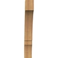 thumbnail image 2 of 5 1/2"W x 28"D x 40"H Balboa Smooth Knee Brace, Western Red Cedar, 2 of 4