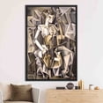 thumbnail image 3 of Woman Playing A Cello, Canvas Print, Canvas Gift, 3D Printed Canvas, Abstract Woman Canvas Decor, Musician Woman Wall Decor, Cubism Printed, Canvas Wall Decor - Gold Framed, 3 of 5