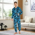 thumbnail image 3 of joogoo Shark Silhouette-s1 Unisex Adults Onesies Pajamas Jumpsuits L, 3 of 7