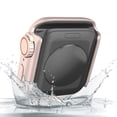 thumbnail image 2 of Likrtyny Funda Completa Impermeable para PC para Apple Watch 9/8/7/6/5/4/SE (45 Mm Oro Rosa), 2 of 9