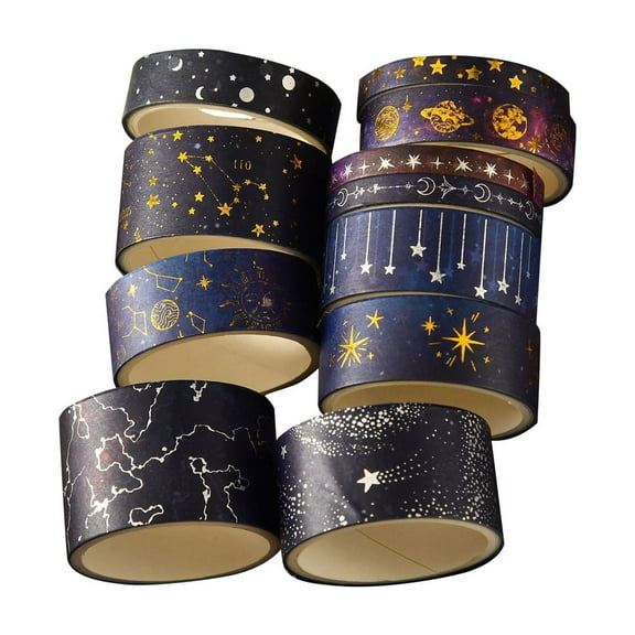 Washi Tape Set, 20 Rolls, Outer Space Design, Washi Tape, Scrapbooking Tape, Scrapbook Washi Tape For Journaling, Craft Tape, Washi Tape