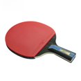 thumbnail image 1 of HuiSheng 4-Star Table Tennis Racket for Beginners - Short Handle Shakehand Grip, Double-Sided Rubber, Original Carry Case Included - Durable, Portable Ping Pong Paddle with Balanced Power & Control, 1 of 6