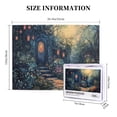thumbnail image 5 of 500 PCS Fantasy Forests Garden Wooden Puzzles For Adults 500 Pieces,Brain Challenge,Wonderful Imagination,Enchanting Garden Whimsical Jigsaw Pieces,Great For Relaxation And Display For Flower Lover, 5 of 6