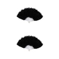 thumbnail image 4 of Bewildely Abanico de plumas para decoración, manualidades, fiestas, Cosplay, adornos de mano, regalo elegante, baile, boda, niños y adultos Type1 NO1, 4 of 6